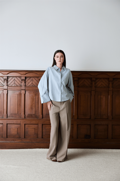 Reign Tailored Extra Wide Taupe Grey