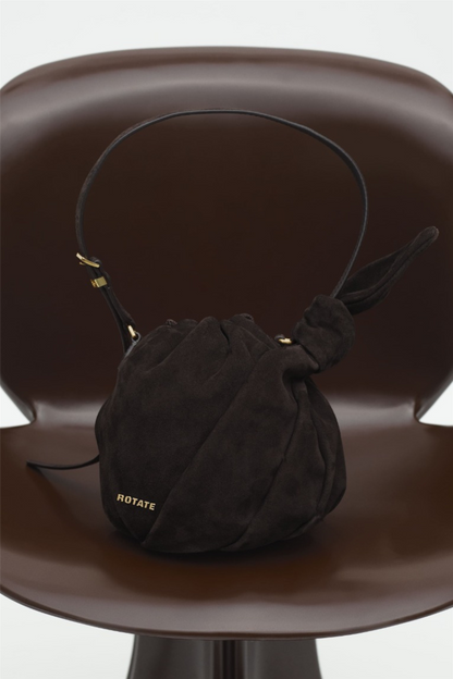 Suede Bon Bon Bag Chocolate Torte