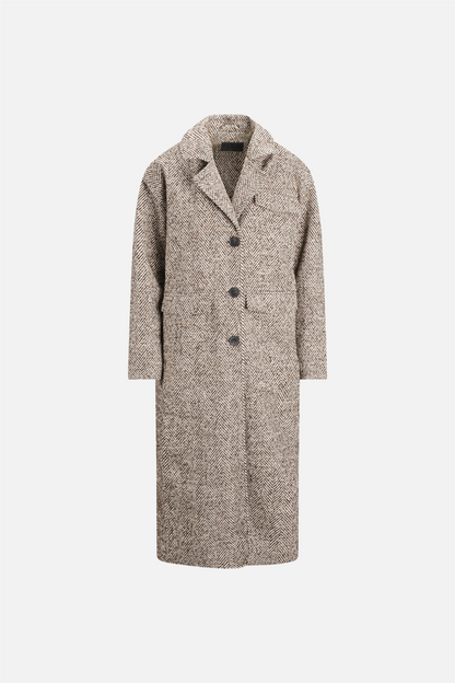 Regntid Coat Brown Herringbone