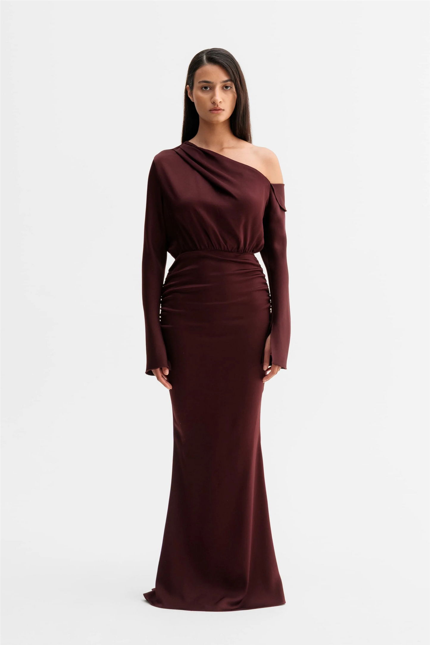 Cora Dress Burgundy