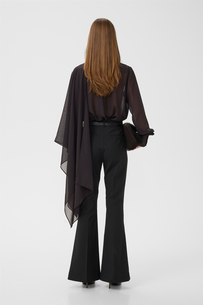 GZlynne scarf shirt Ganache.