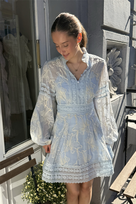 Aliah Needle Dress Arctic Blue