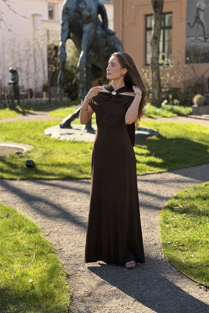 Capri Dress Brown