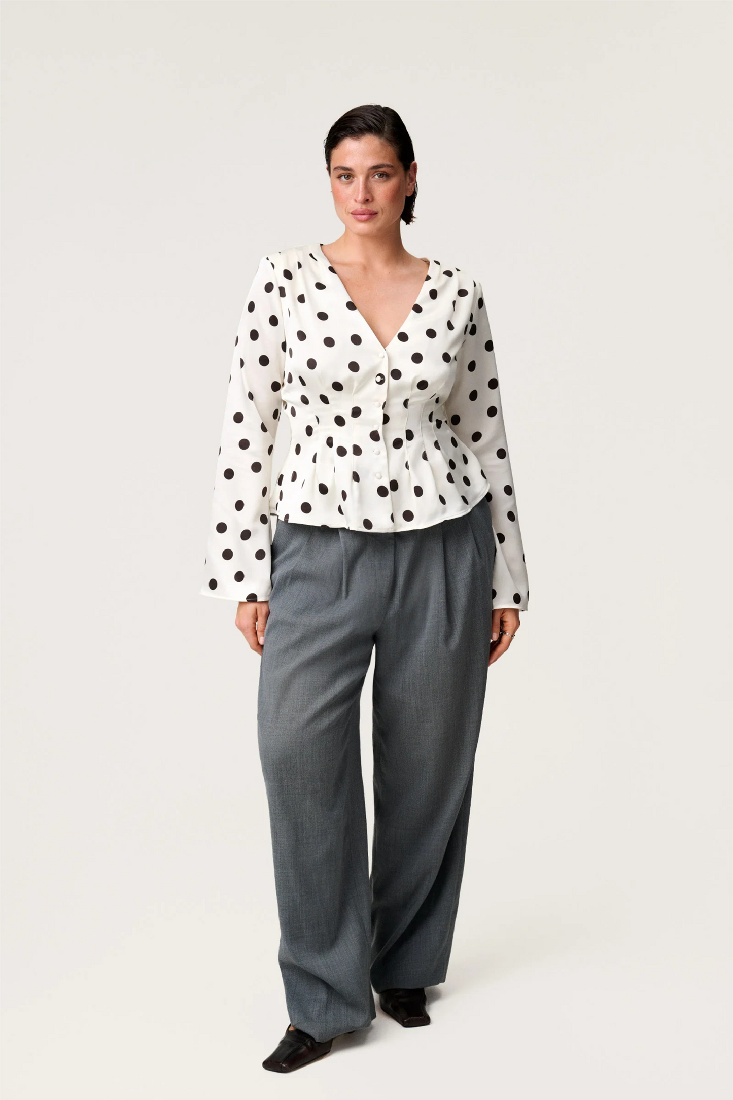 Marmo Blouse Créme Dot.