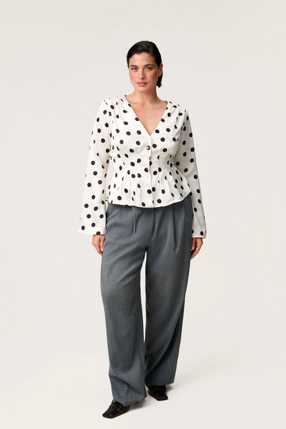 Marmo Blouse Créme Dot.