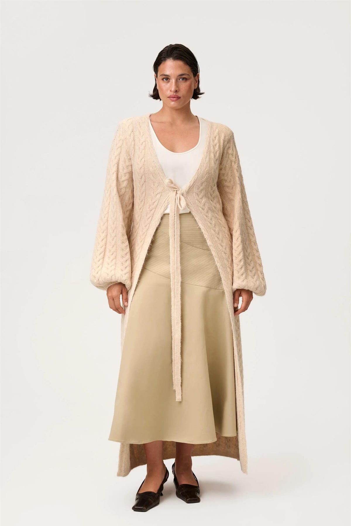 Biella Cardigan Butter Yellow.