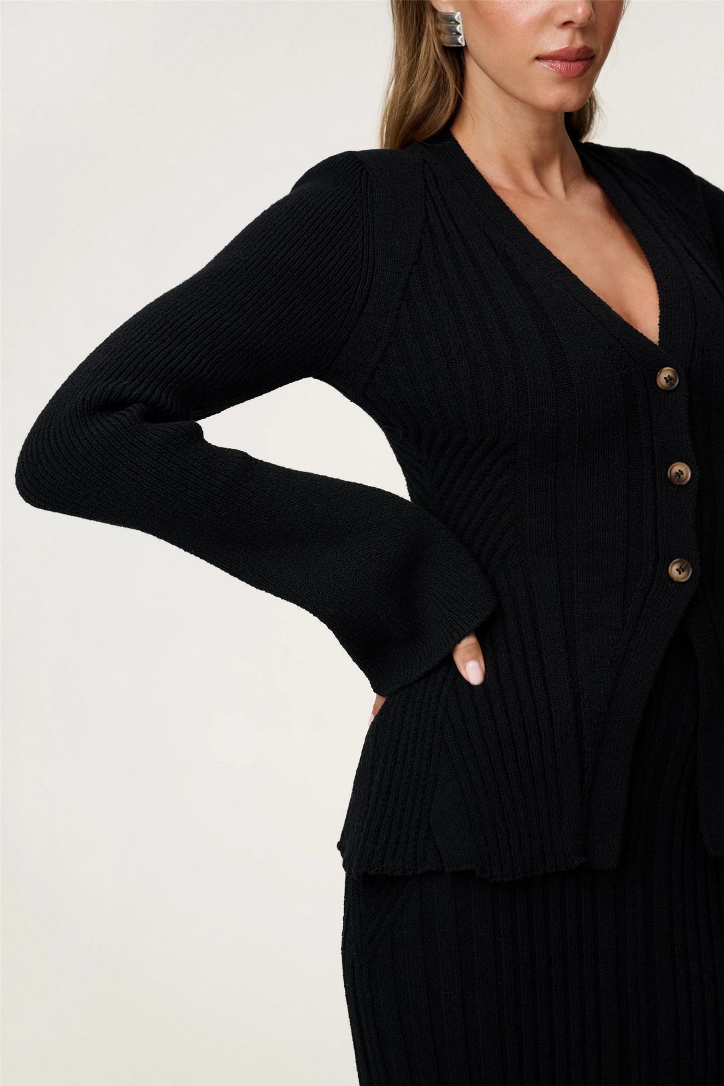 Lugo Cardigan Sort