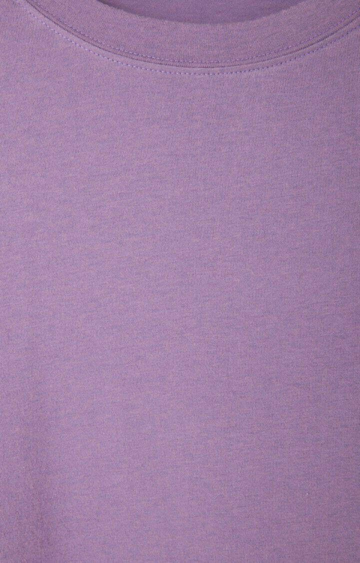 YPAWOOD T-SHIRT ML COL BATEAU US Amethyste Chine.