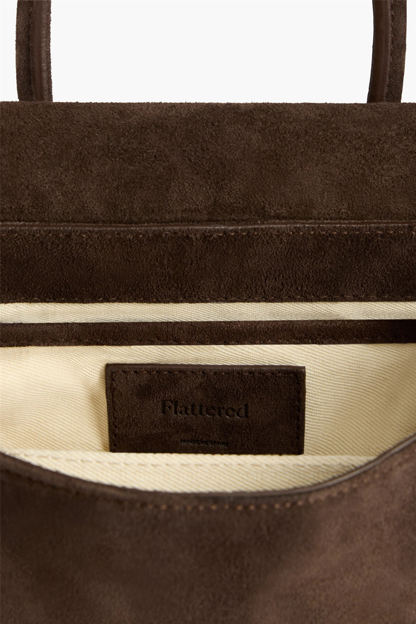 Lydia Mini Bag Suede Chocolate.
