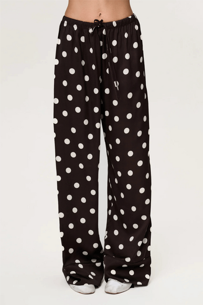 Aspen Pyjamas Brown Dot