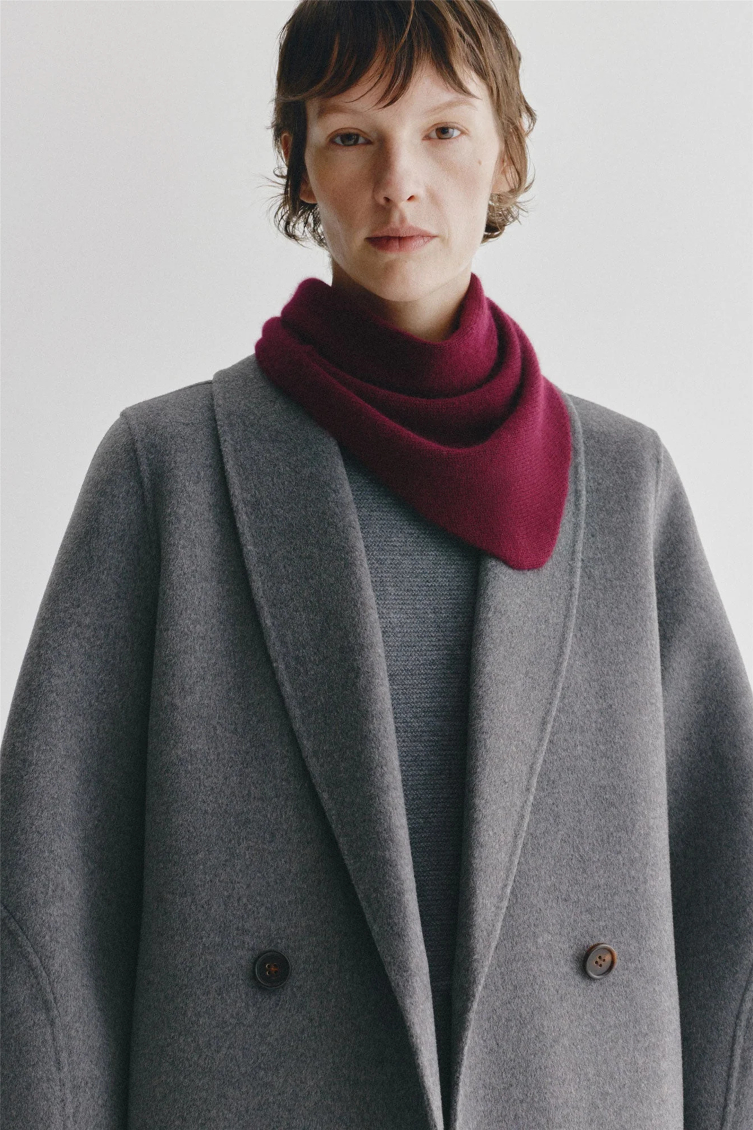 Florianne Scarf Deep Plum.
