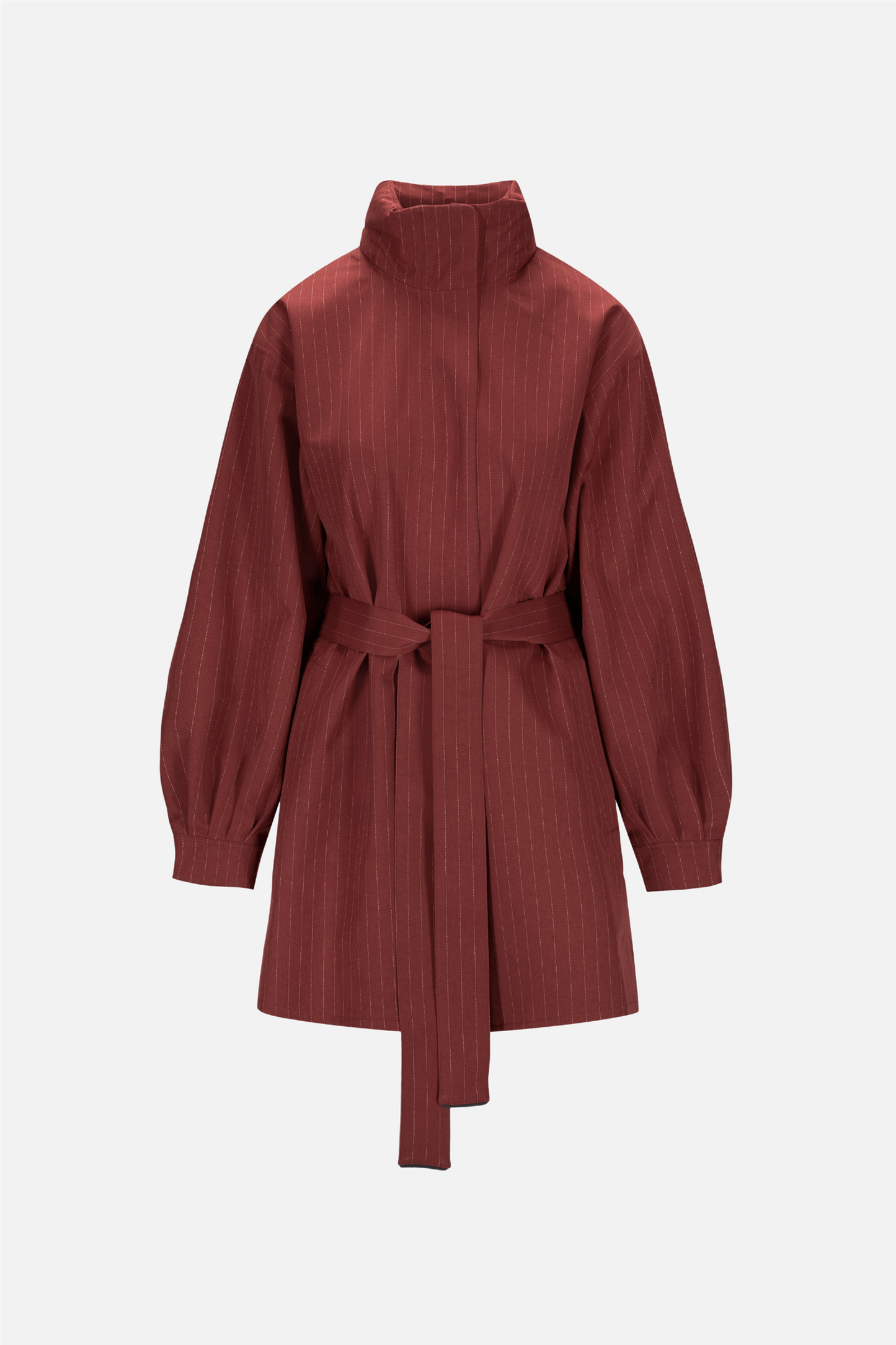 Rossby Coat Russet Pinstripe