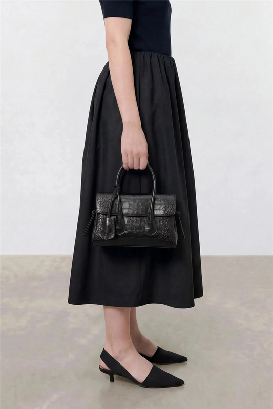 Lydia Mini Bag Croco Leather.