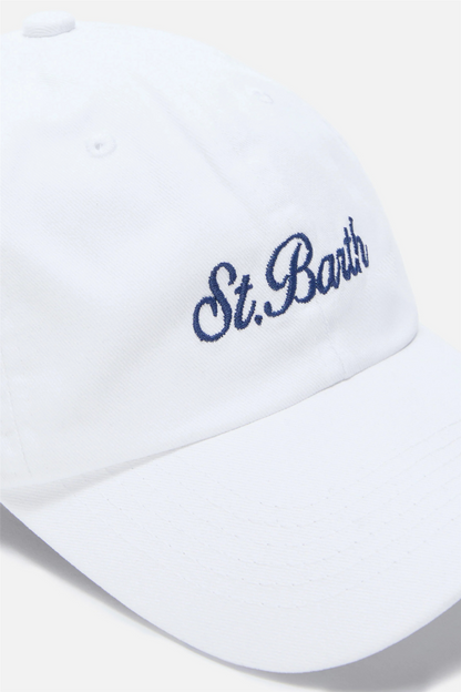 Davis Baseball Cap White Denim