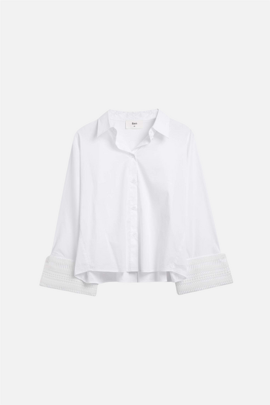 Atari Lace Shirt Bright White