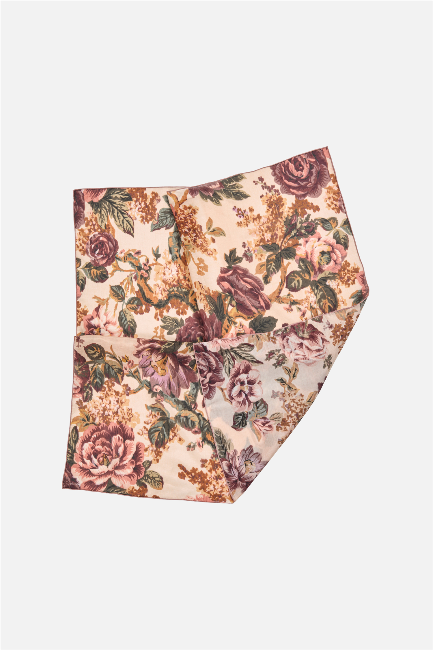 Light Small Gracie Scarf Beige.