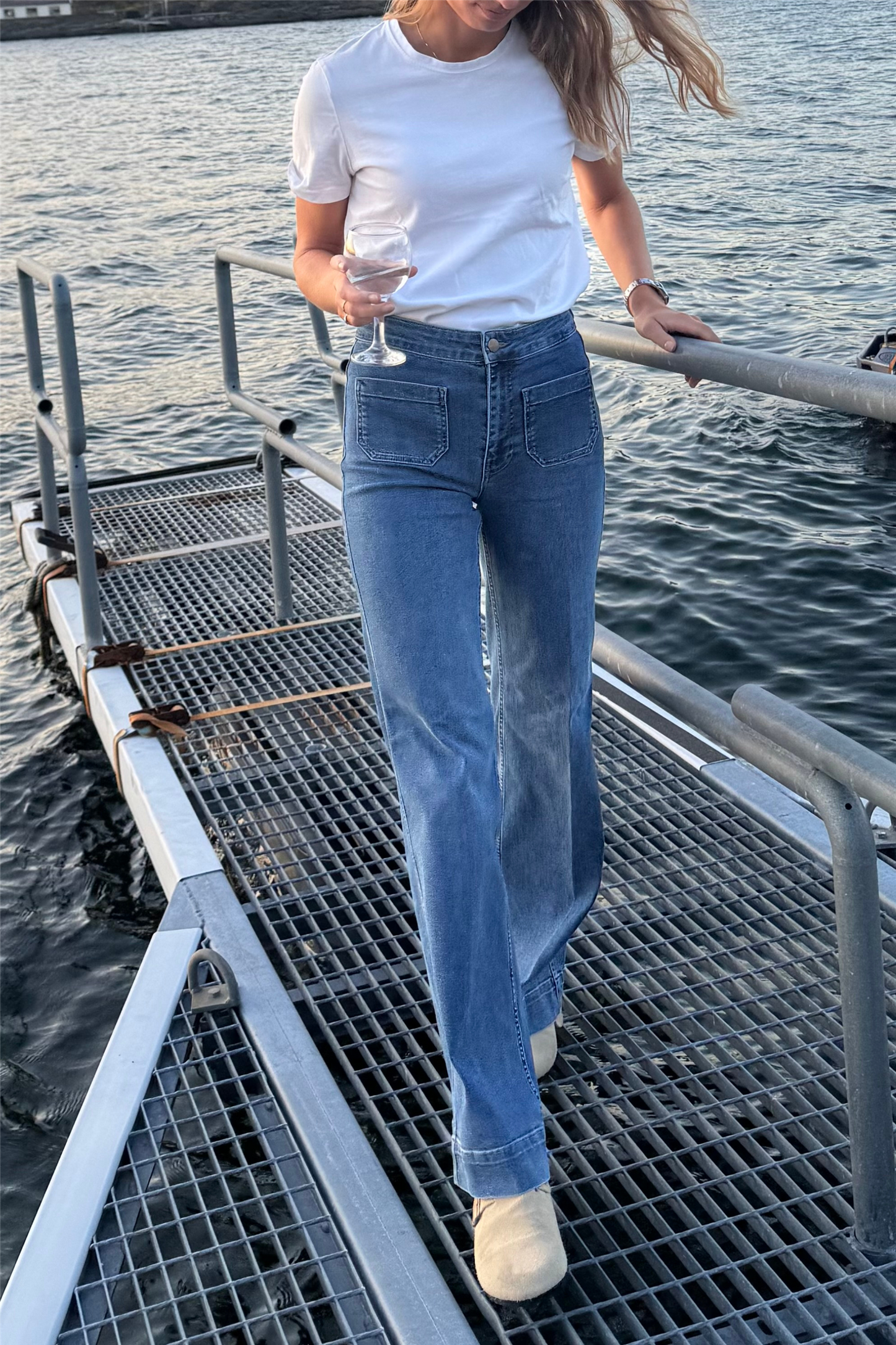 The NORA Jean Vintage Blue