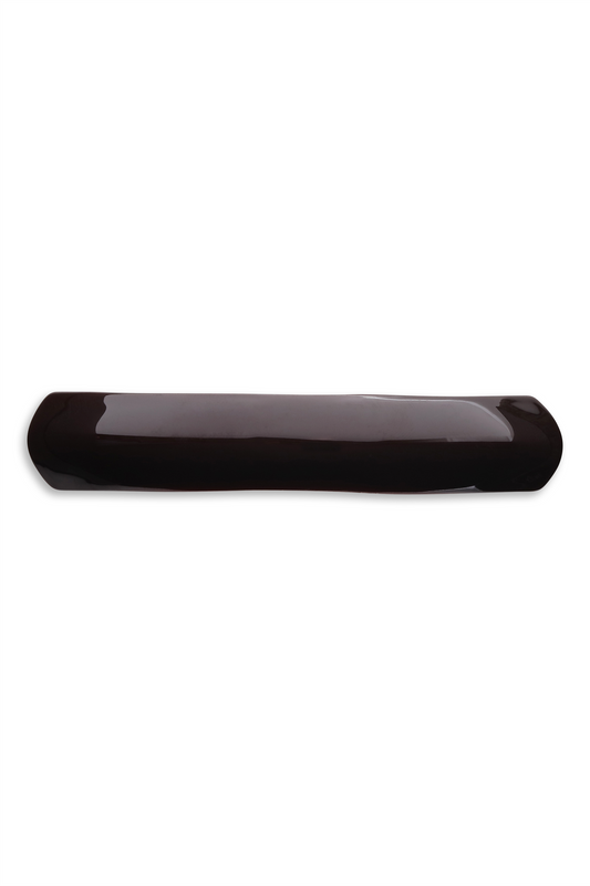 Curved Bone Clip Brown
