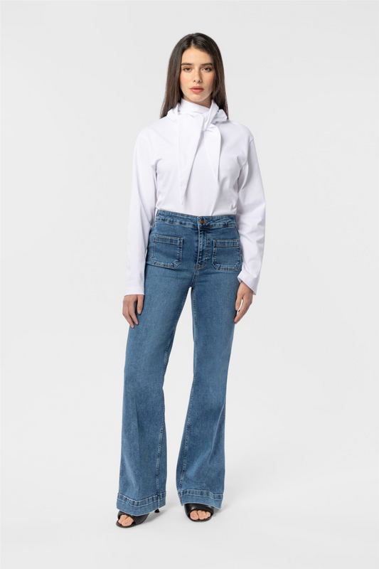 The NORA Jean Vintage Blue