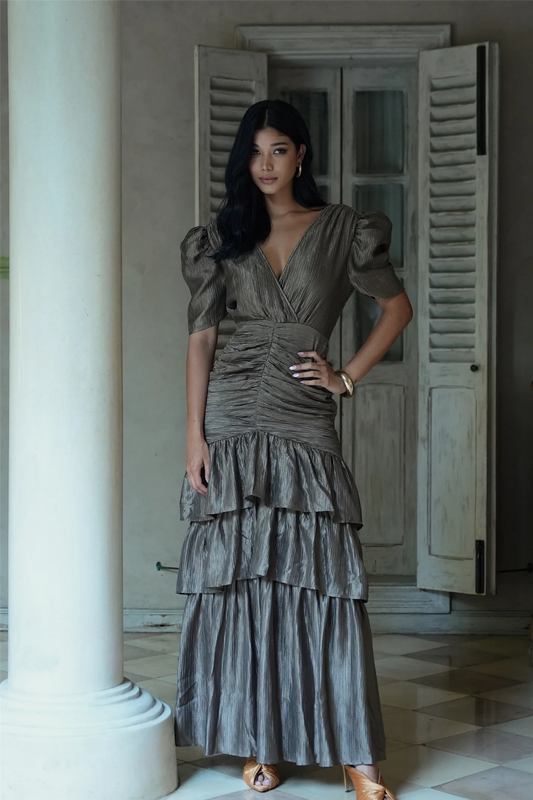 Jenna Maxi Dress Gold