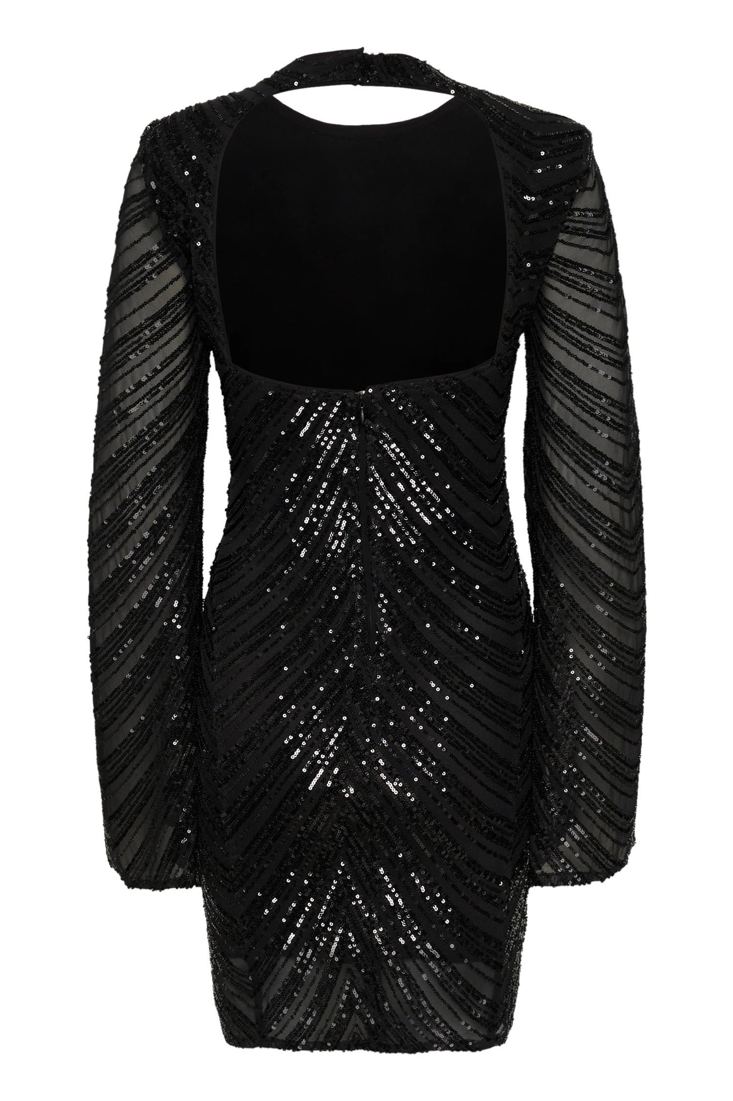 GliraGZ short dress Black Sequins