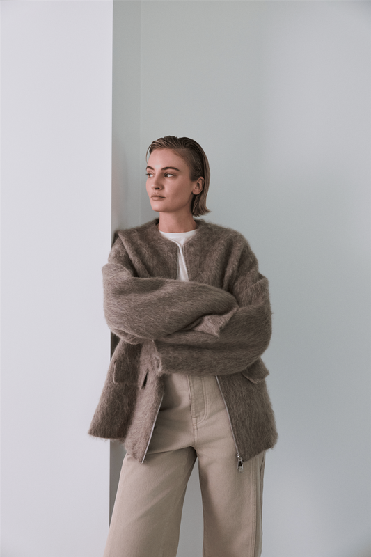 Sorgenfri jacket, Taupe Taupe