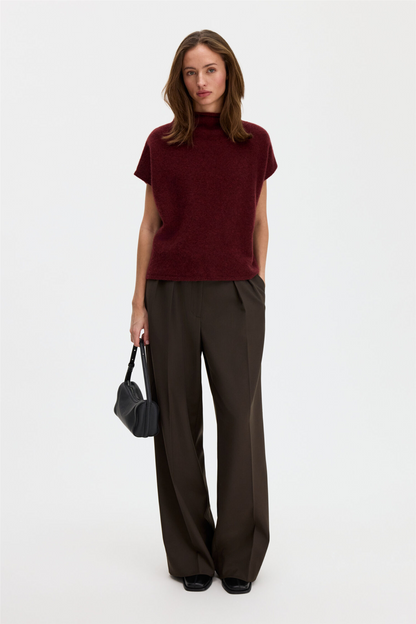 Ximena sweater Mahogany Red