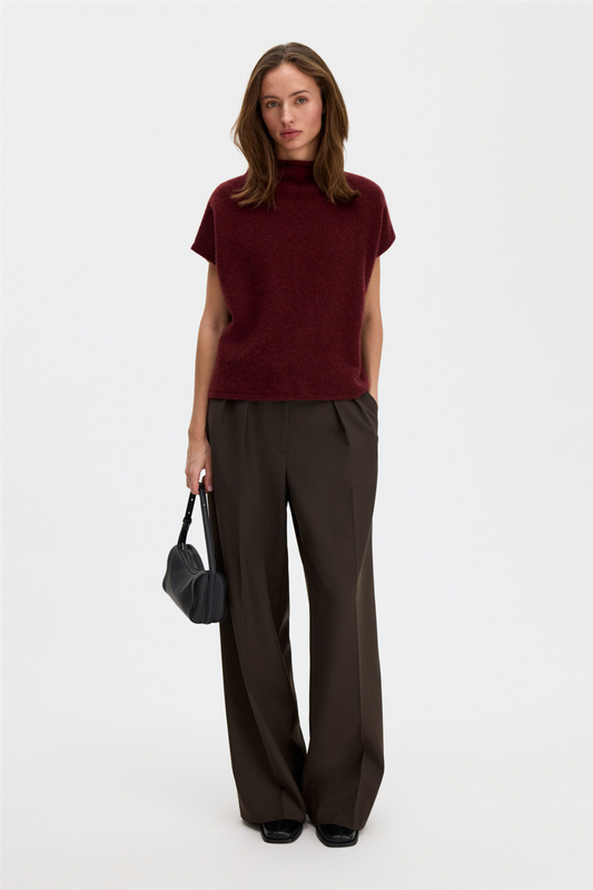 Ximena sweater Mahogany Red