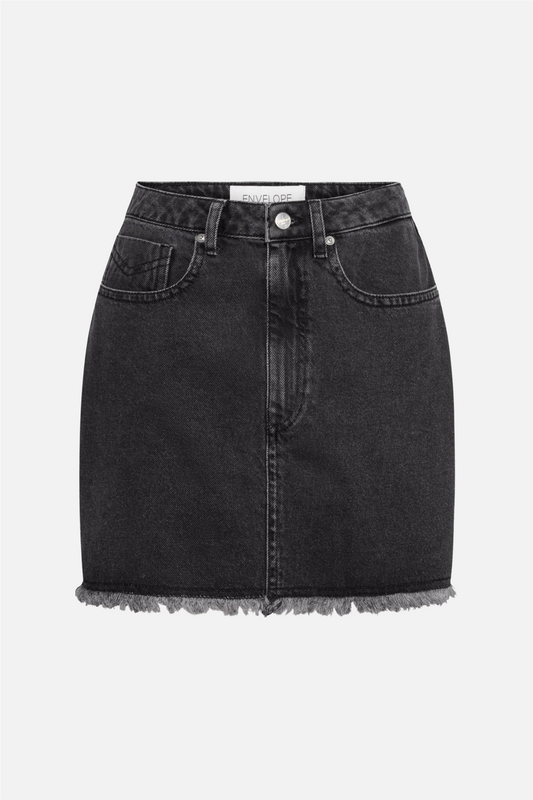 Parton skirt Washed Black