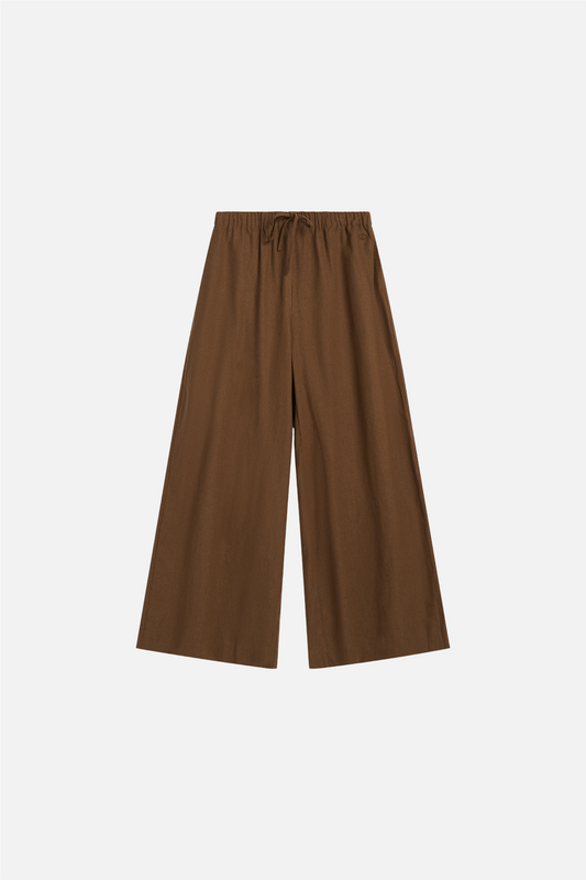 Tide Linen Pants Chestnut Brown