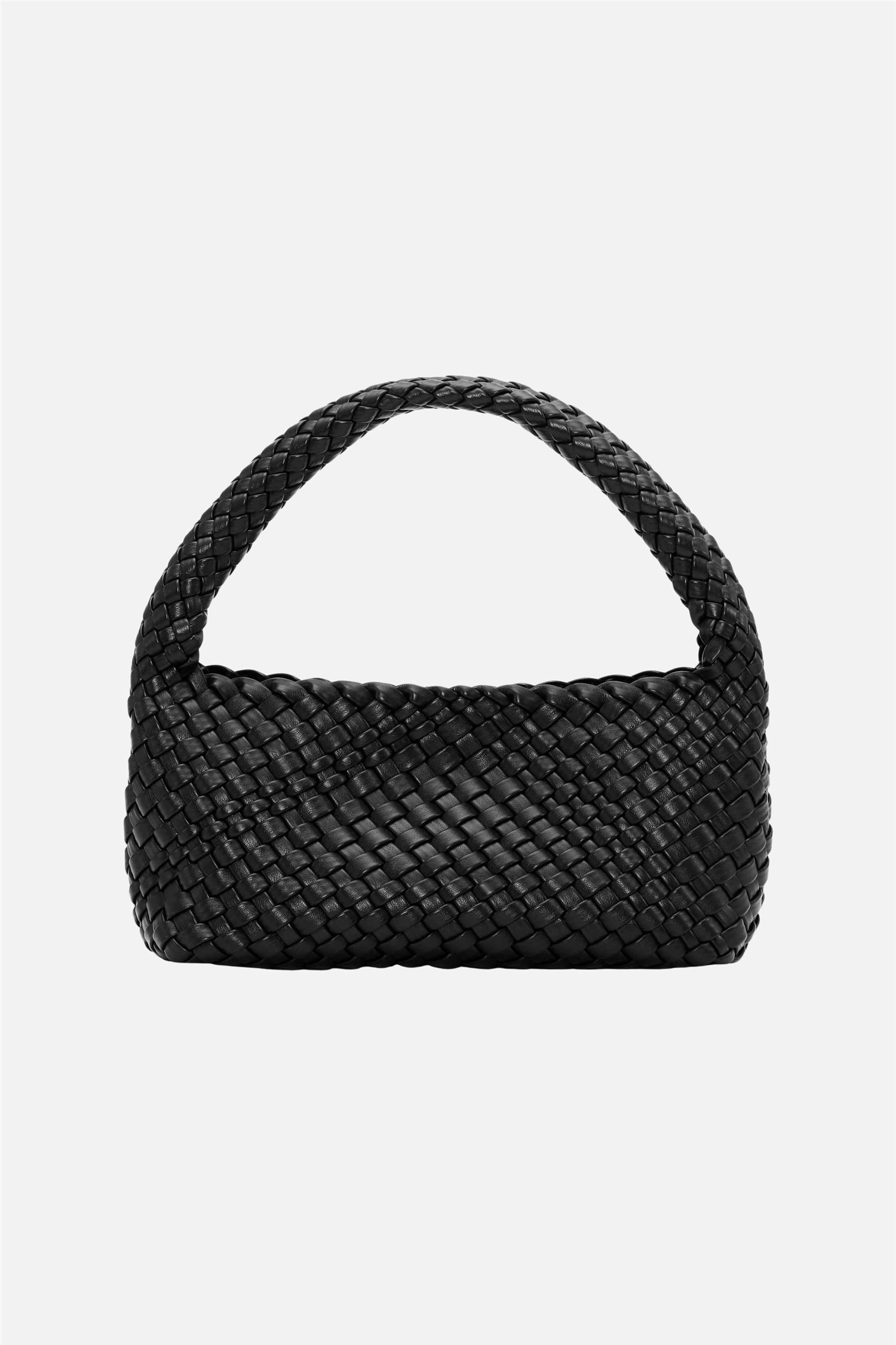 Woven Mini Bag + Pouch Black.