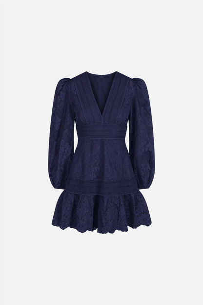 Castle Lace Dress Midnight Blue.