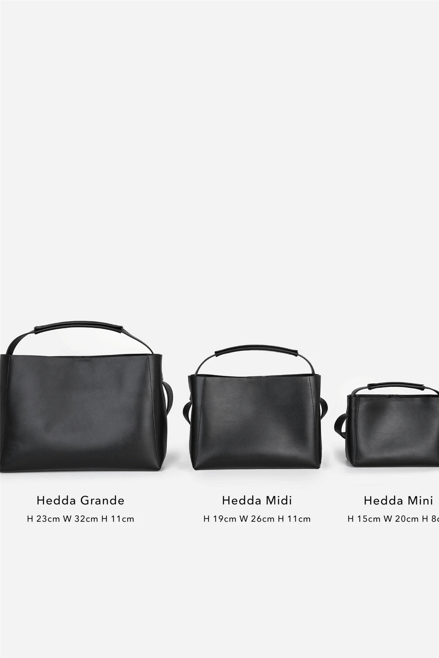 Hedda Midi Handbag leather