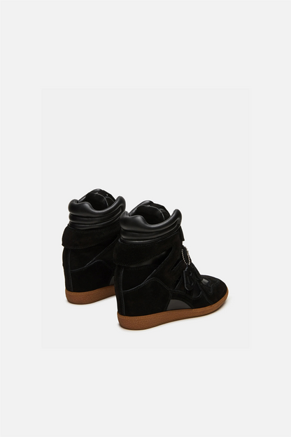 Mavis Black Suede