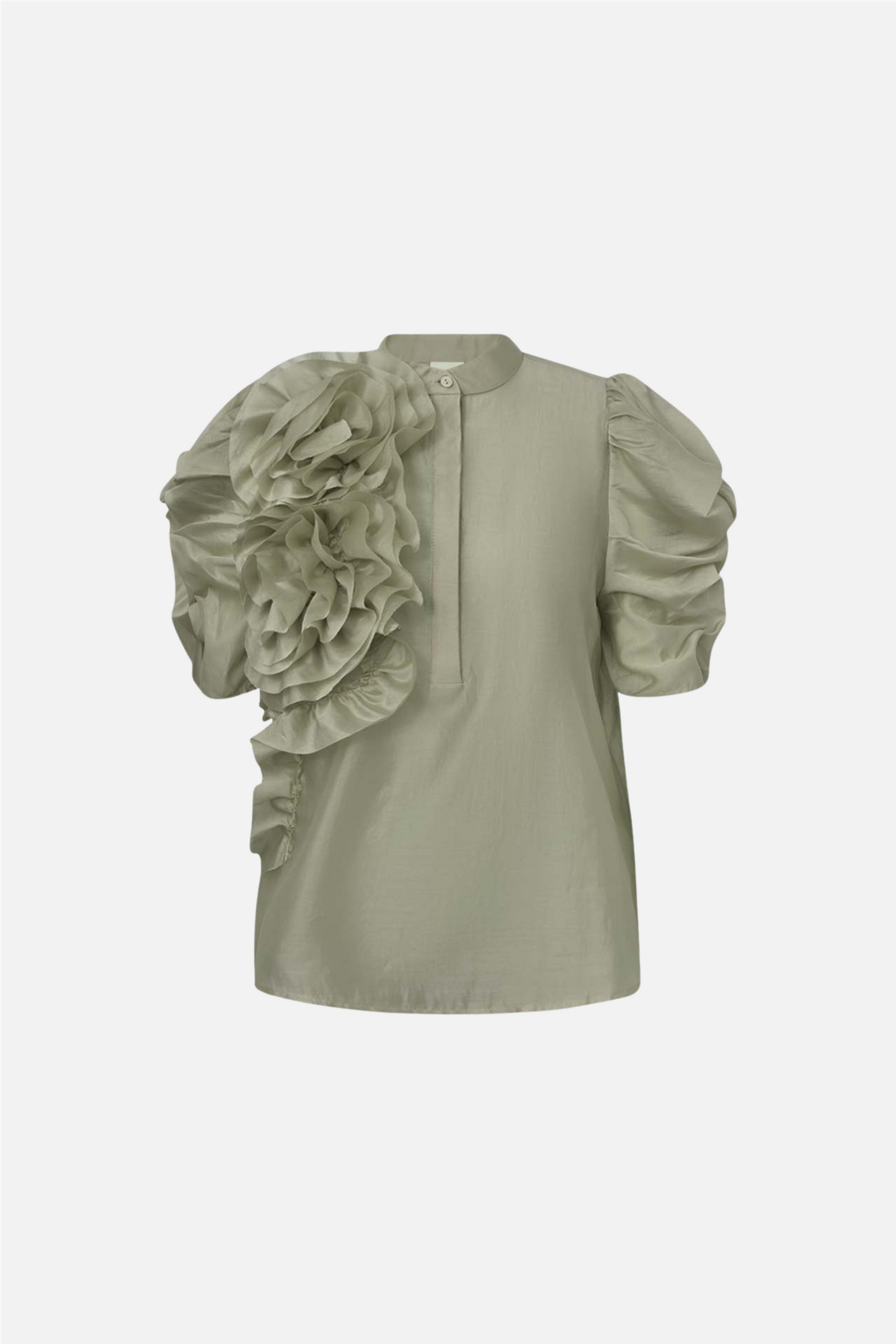 AnnsofiGO Blouse Light Dusty Green.