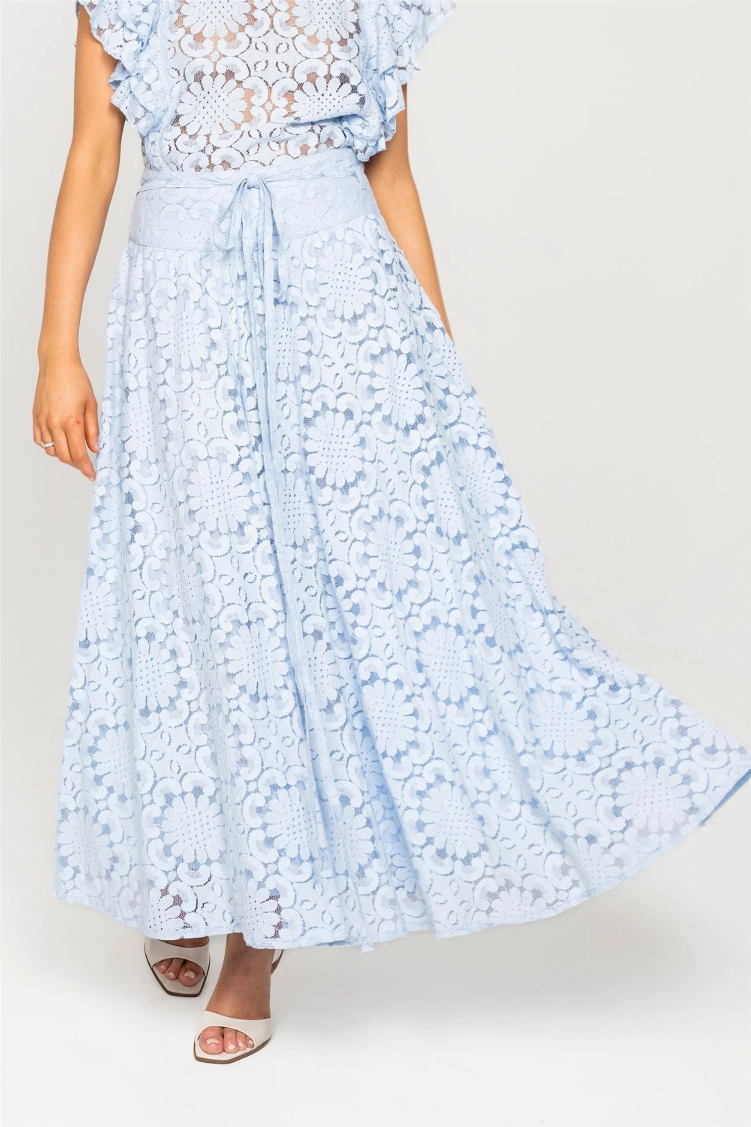 Astrid Skirt Blue Honey Lace.