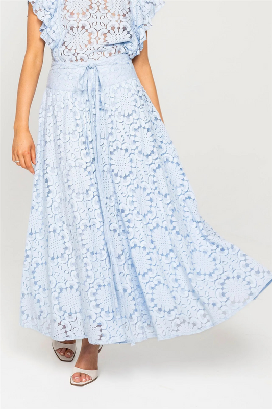 Astrid Skirt Blue Honey Lace.