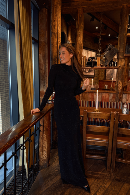 LUXE SEQUIN SKIRT Black