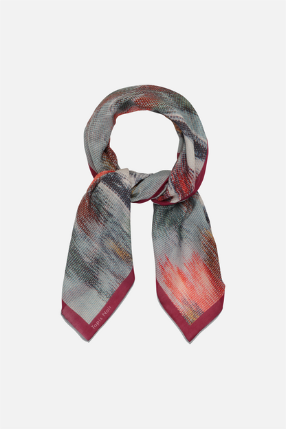 Light Blurred Flower Scarf Floral