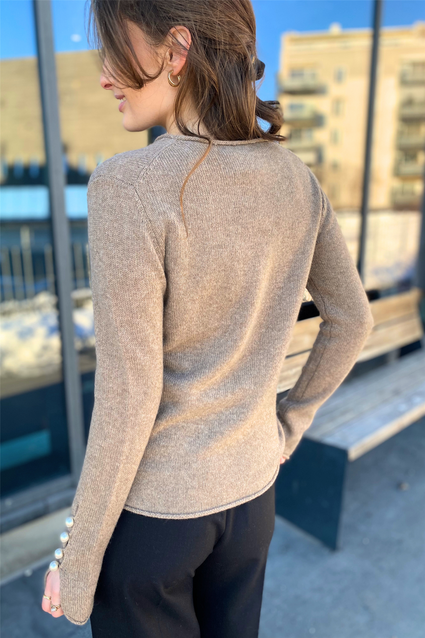 Abbelone Sweater Walnut