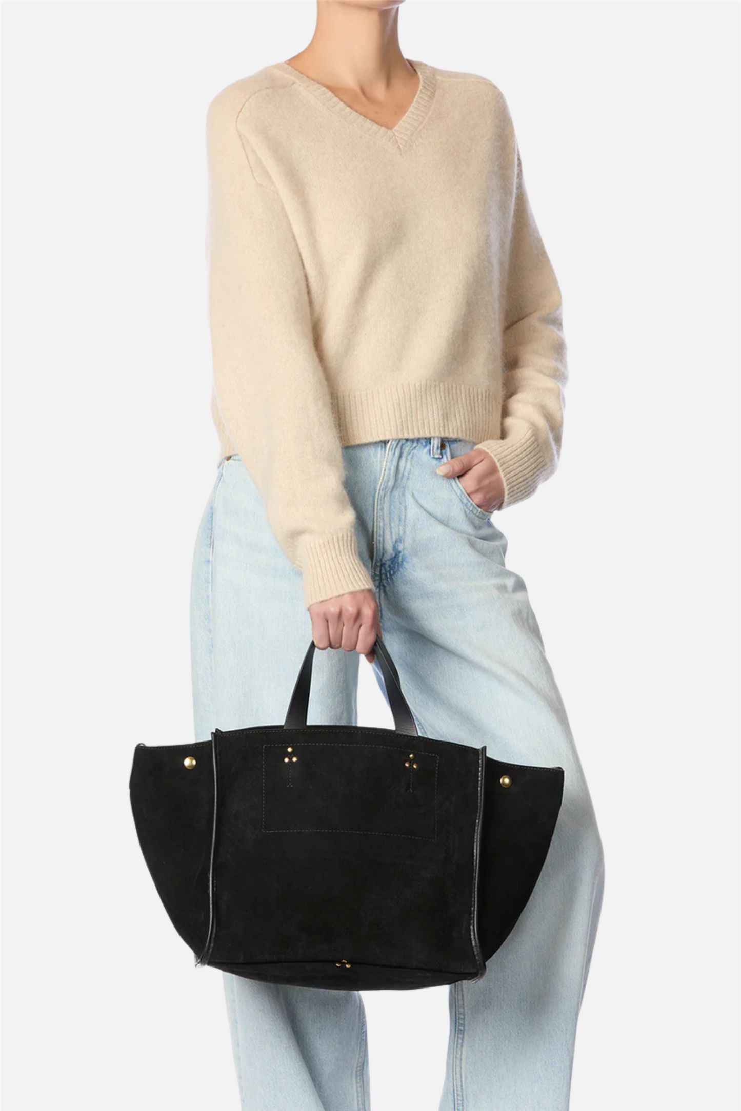 Leon M Split Suede Noir