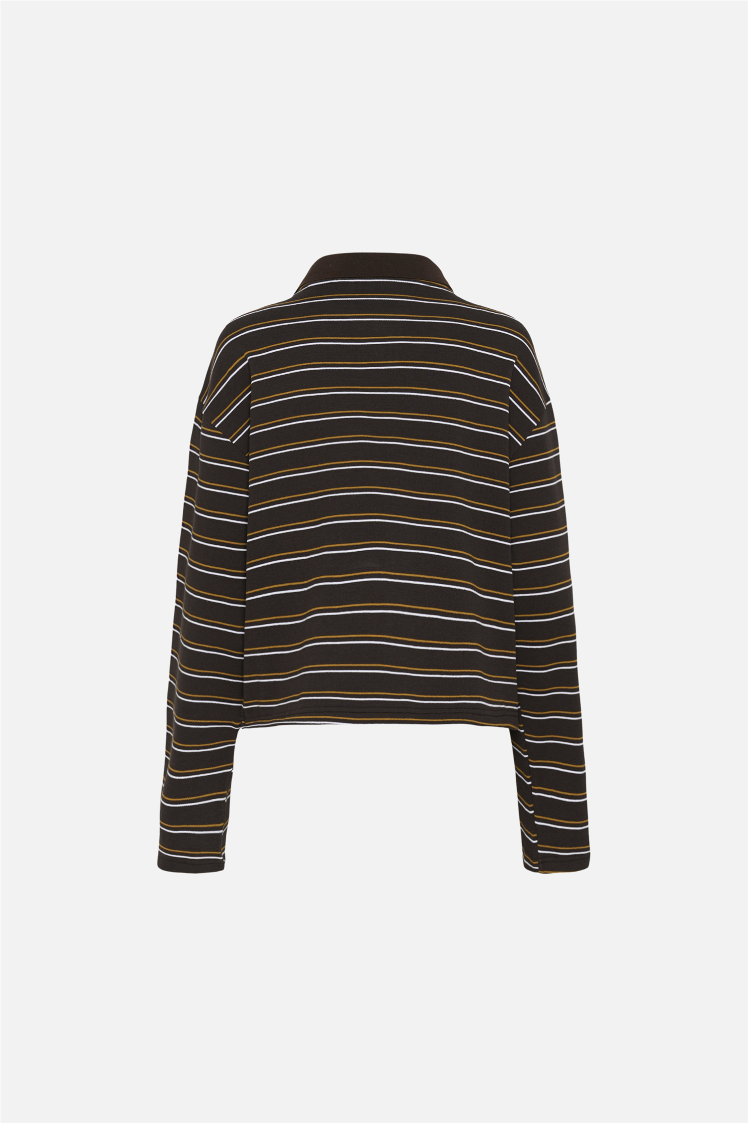 GZpilova LS polo tee Ganache Striped.