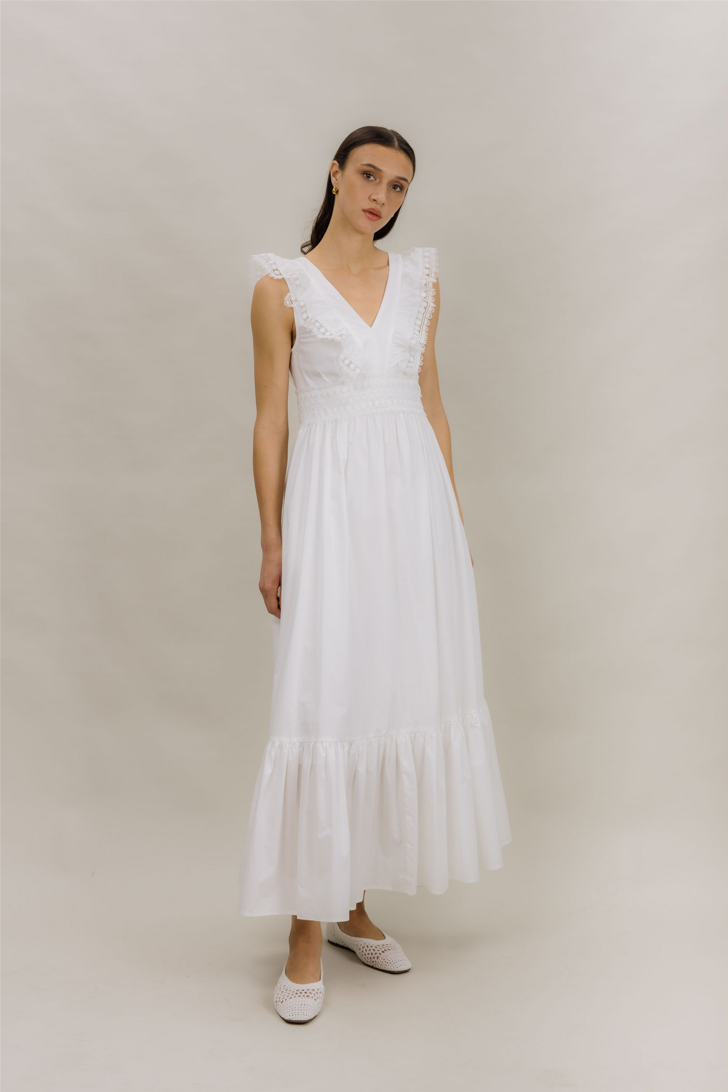 Taylor Dress White.