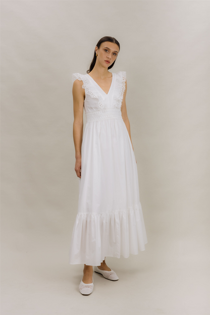 Taylor Dress White.