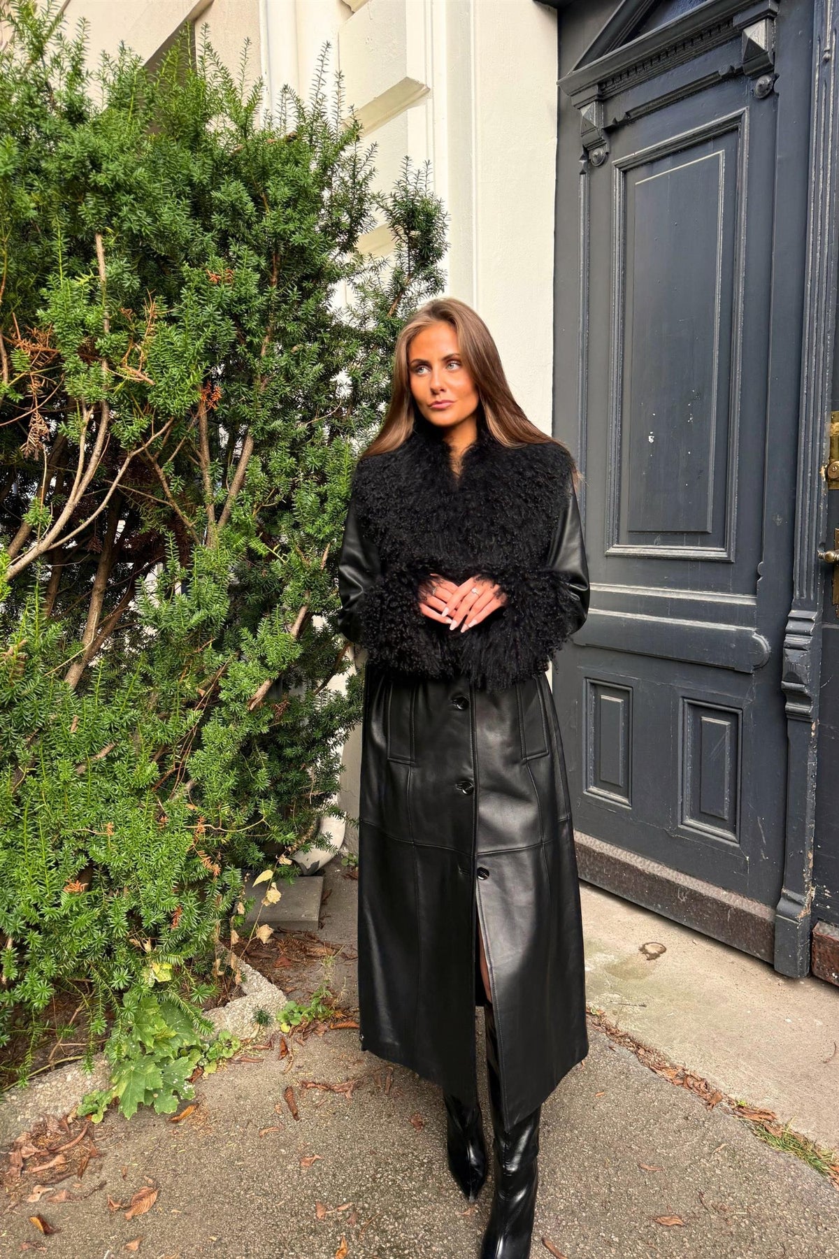 Monica Coat Black