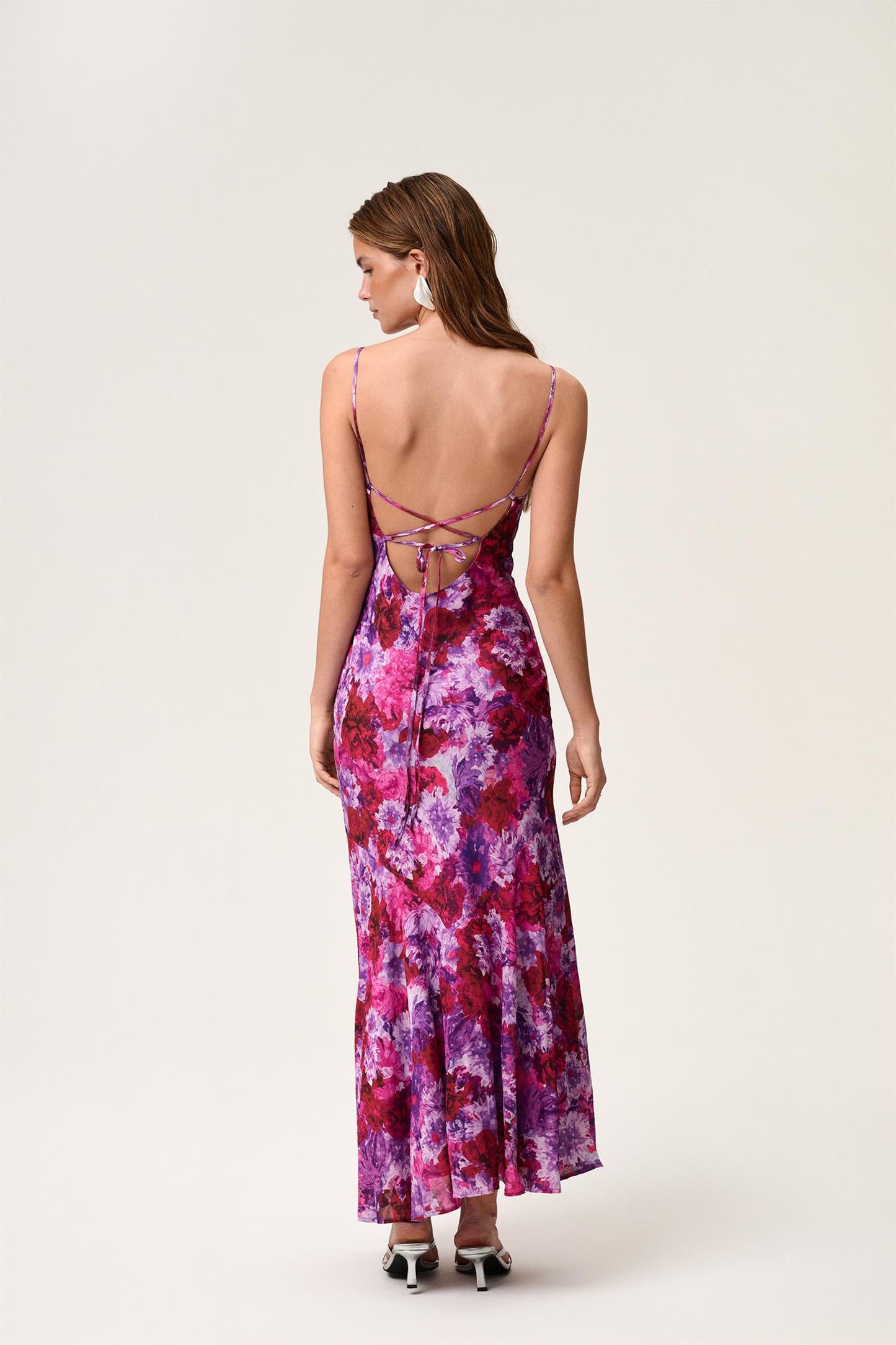 Verona Dress Lilac Flower