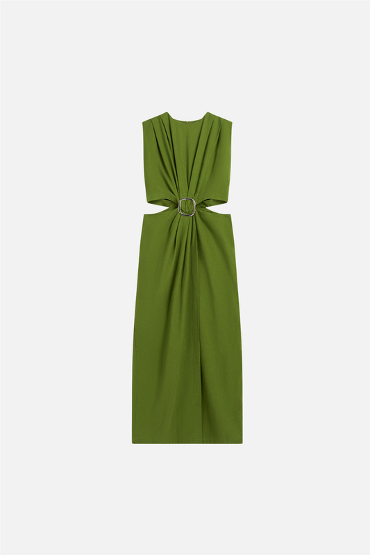 Riviera Dress Leaf Green