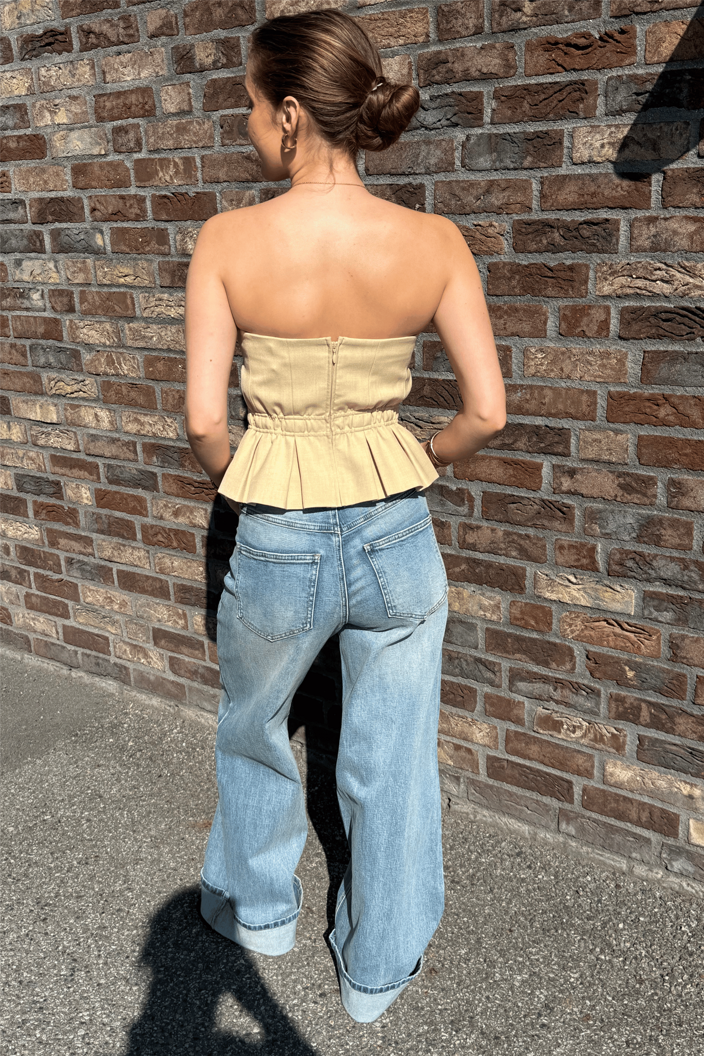 GZstacy Corsage Pale Hay Melange