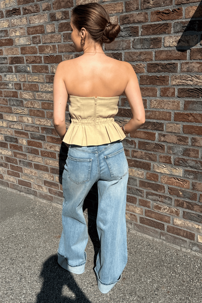 GZstacy Corsage Pale Hay Melange