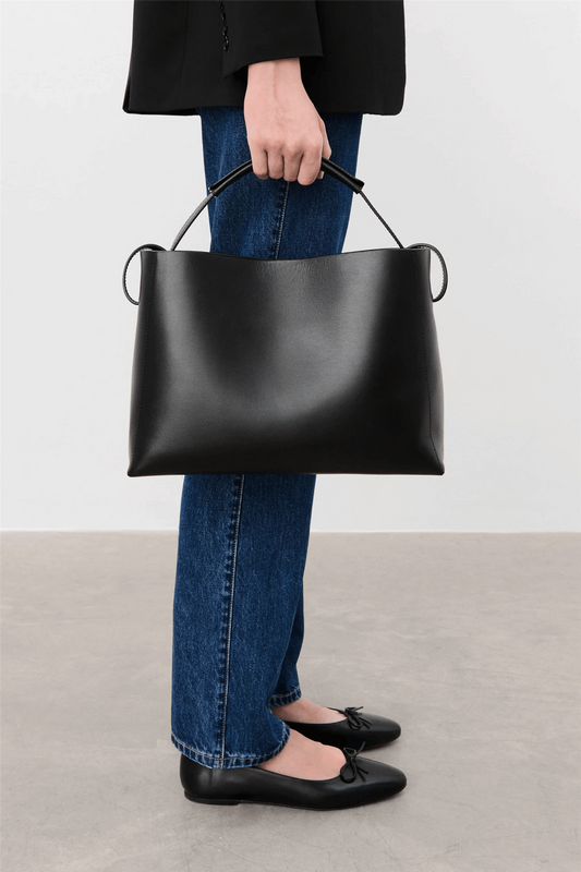 Hedda Grande Handbag leather Black
